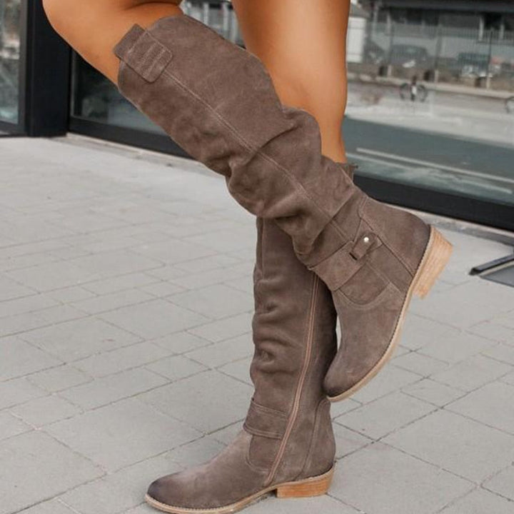 Aliams | Warme Wildlederstiefel - Gemütliche Winterschuhe