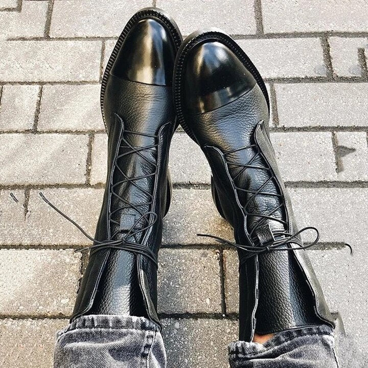 Aliams | Vintage-Stiefeletten mit Absatz für Damen