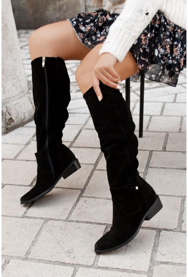 Aliams | Warme Wildlederstiefel - Gemütliche Winterschuhe