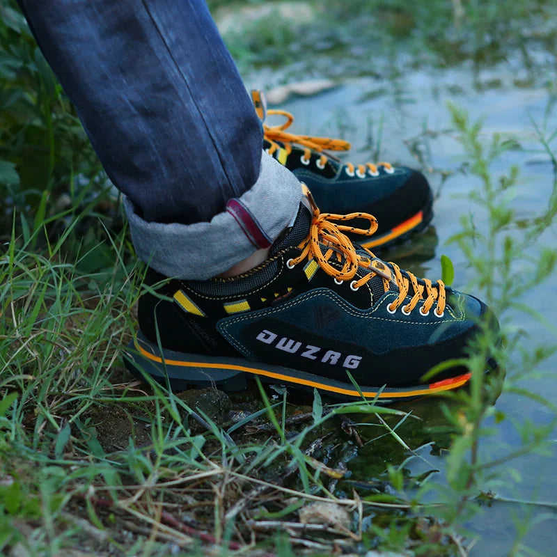 Aliams | Extra Robuste Wasserdichte Wanderschuhe mit Schnürsenkeln für Herren
