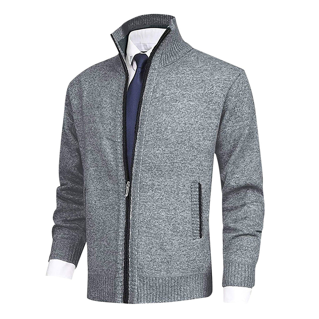 Herren Strickjacke mit Kragen