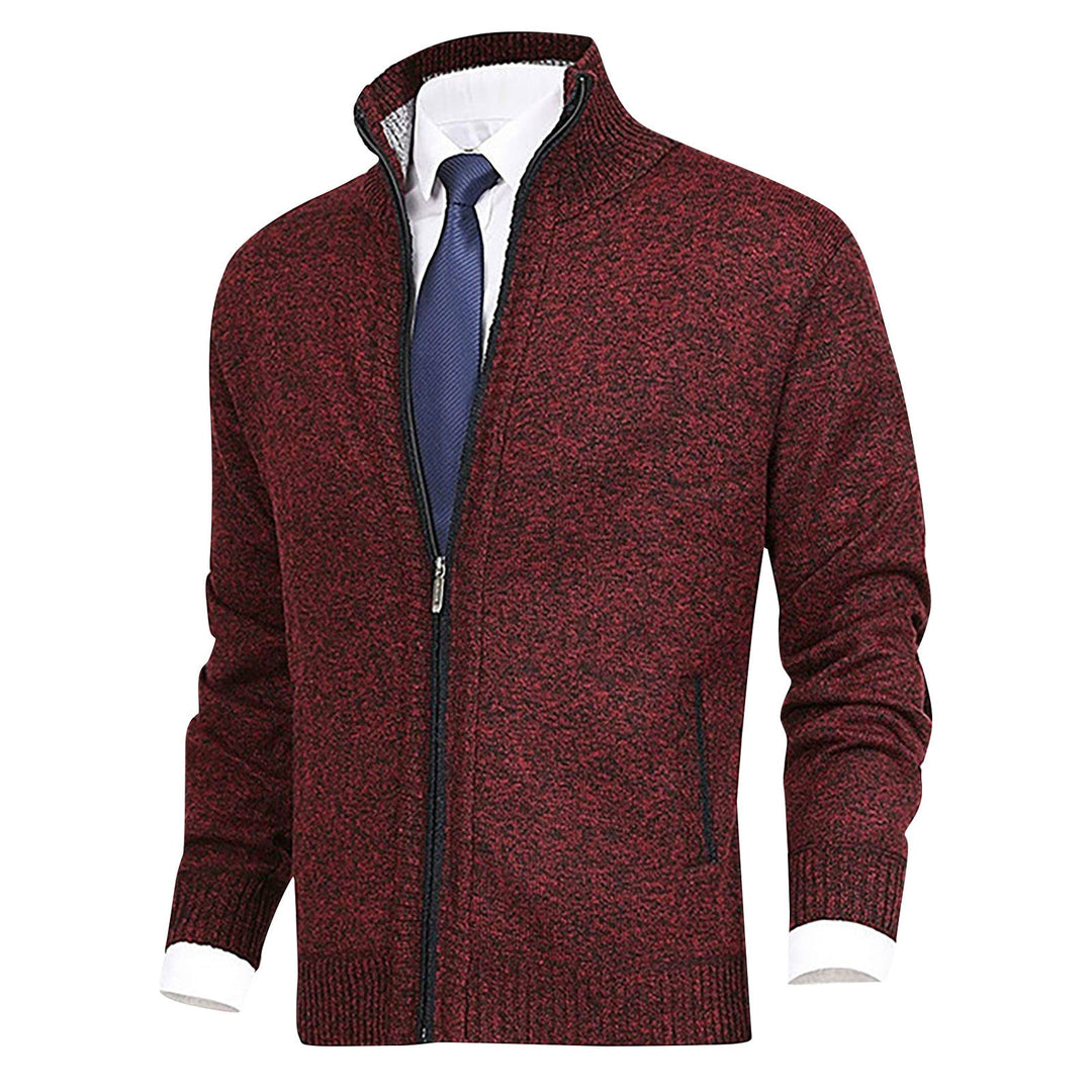 Herren Strickjacke mit Kragen