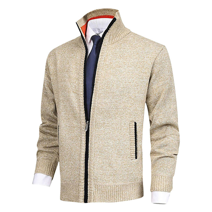 Herren Strickjacke mit Kragen