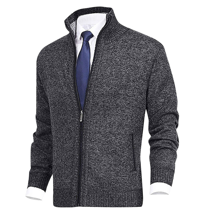 Herren Strickjacke mit Kragen