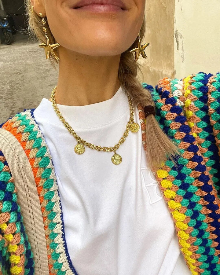 Aliams | Boho Strickjacke