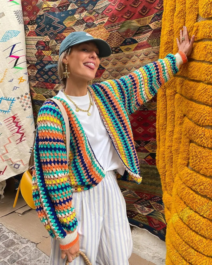 Aliams | Boho Strickjacke