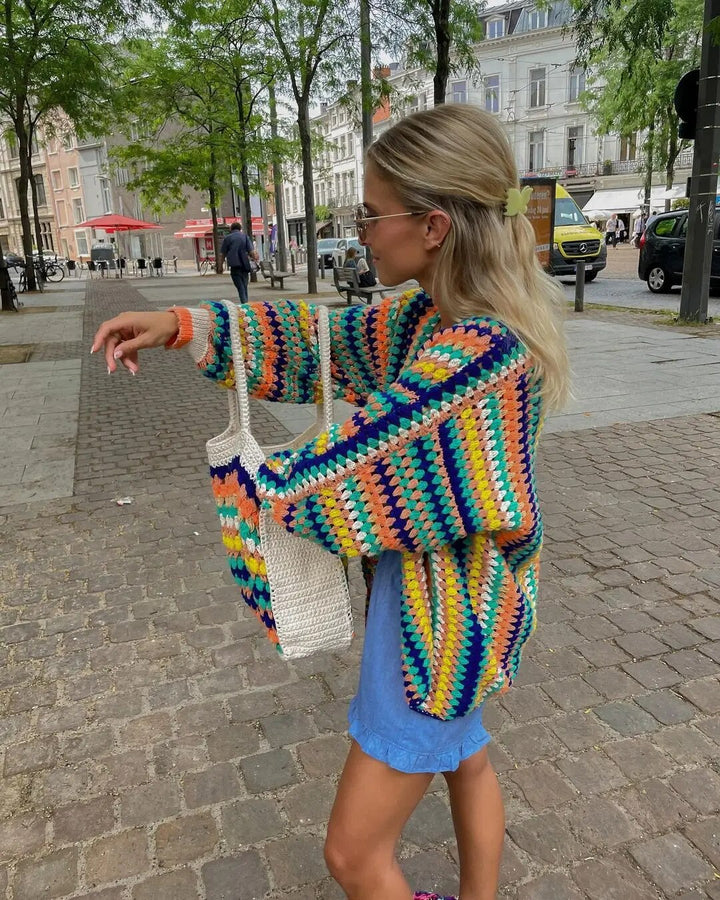 Aliams | Boho Strickjacke