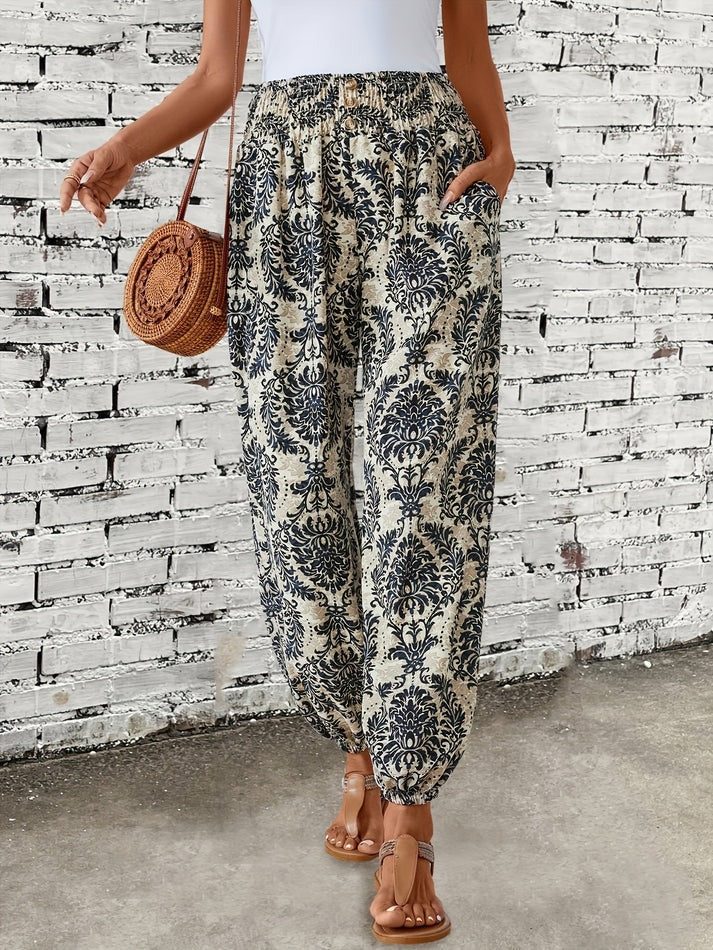 Aliams | Stilvolle Hose mit Boho-Print