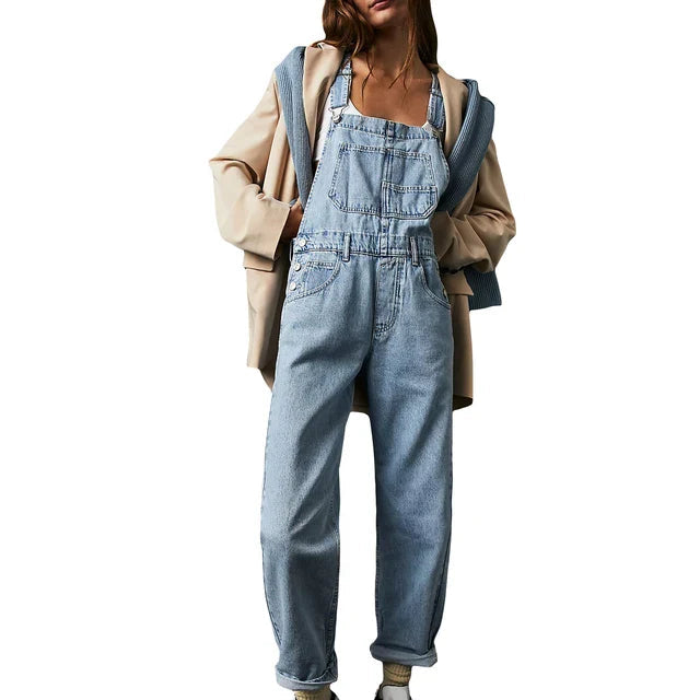 Aliams | Stilvoller Denim Overall mit Lässig Passform