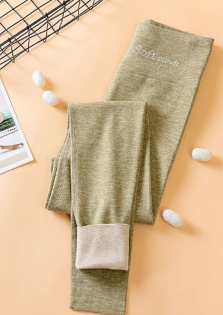 Damen Winter Leggings mit Figurformendem Design