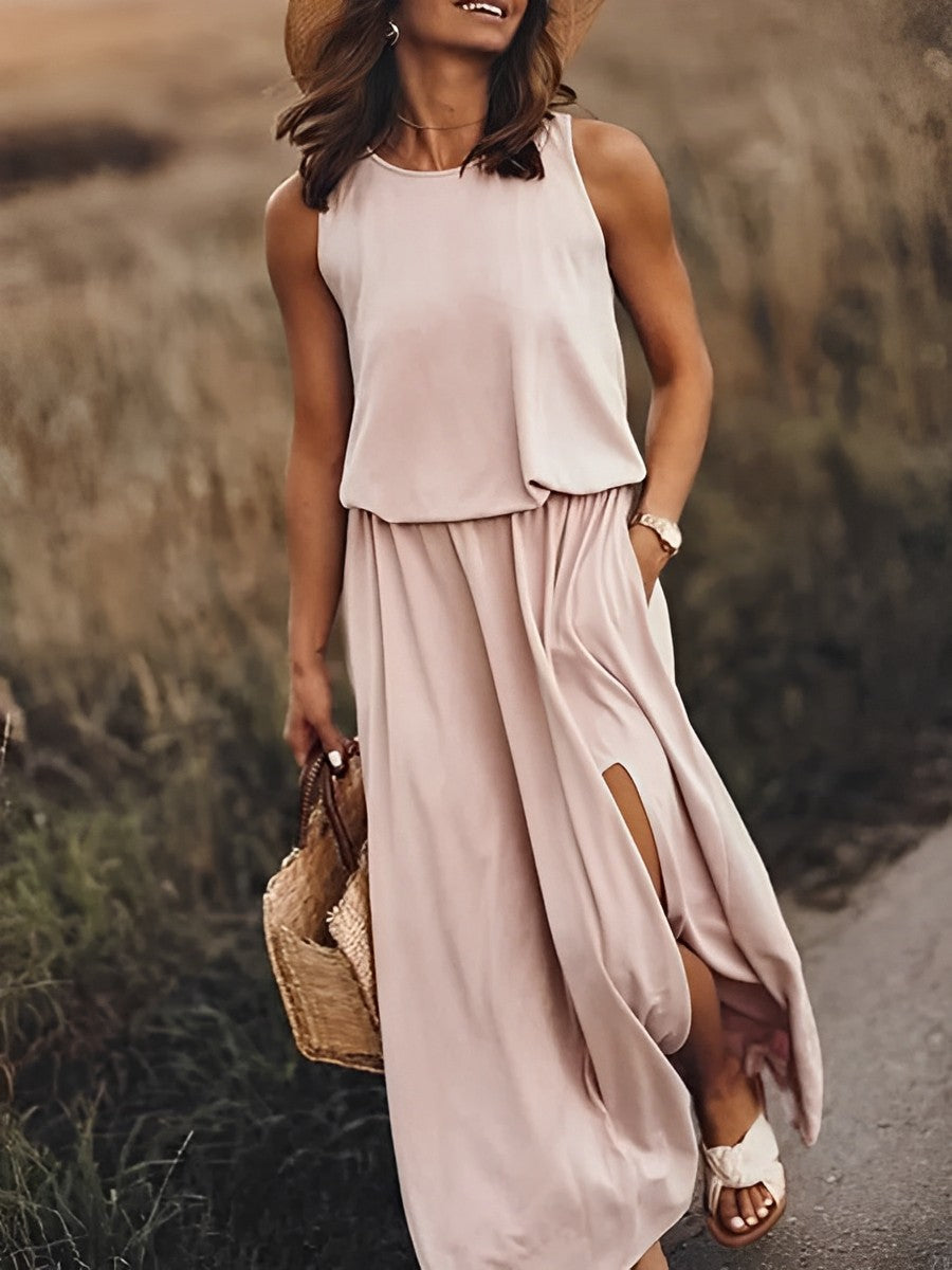 Aliams | Elegantes Farbenspiel Kleid