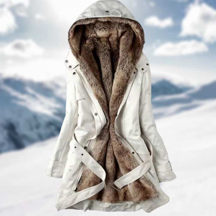 Langer Winterjacke Für Damen Mit Chic