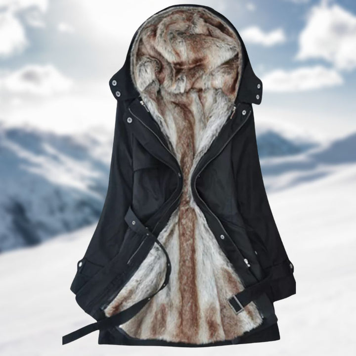 Langer Winterjacke Für Damen Mit Chic