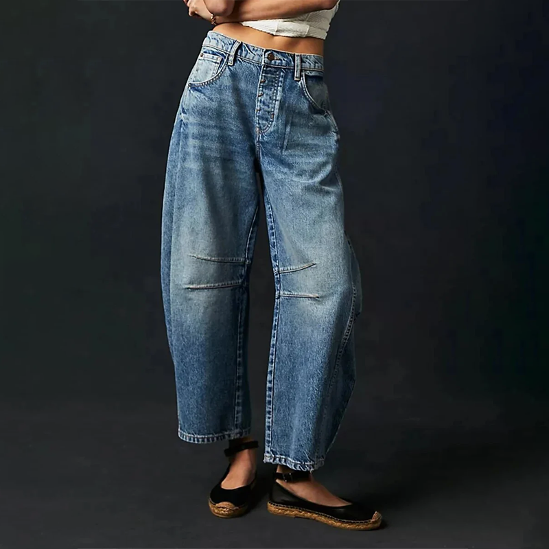 Allesnia | Komfort-Jeans Mit Weitem Bein