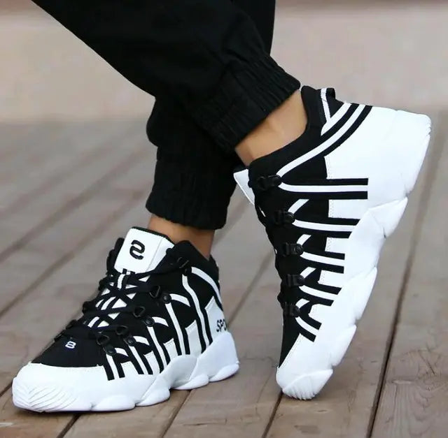 Atmungsaktive Herren-Laufschuhe Aus Leder