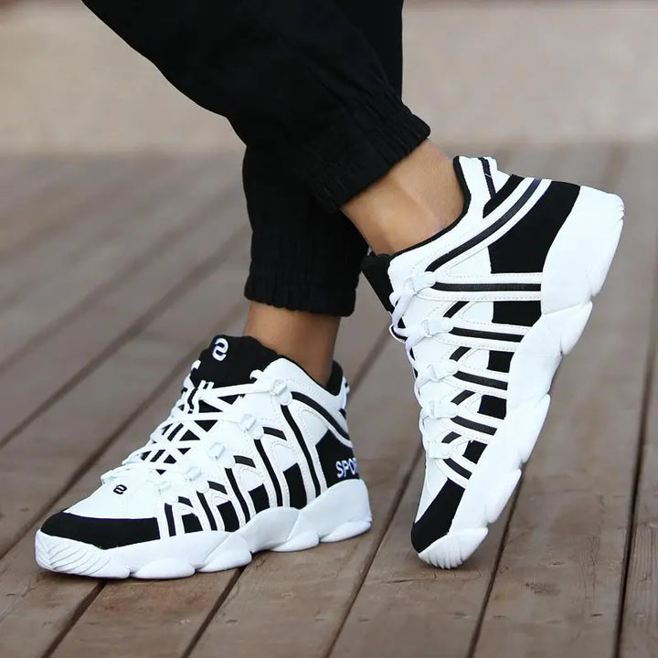 Atmungsaktive Herren-Laufschuhe Aus Leder