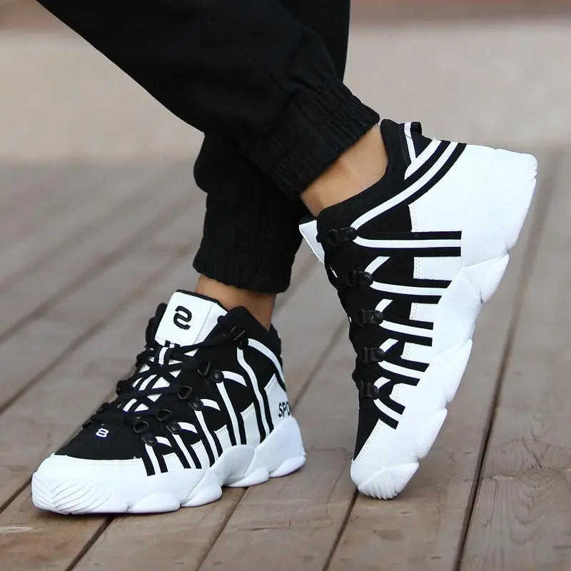 Atmungsaktive Herren-Laufschuhe Aus Leder