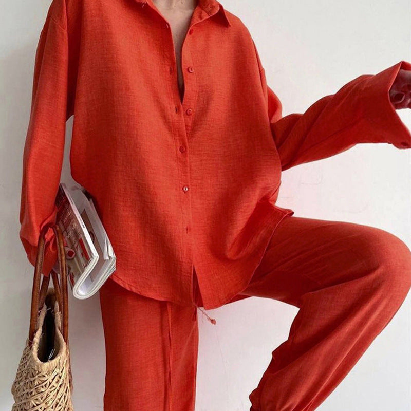 Aliams | Damen Leinen-Set