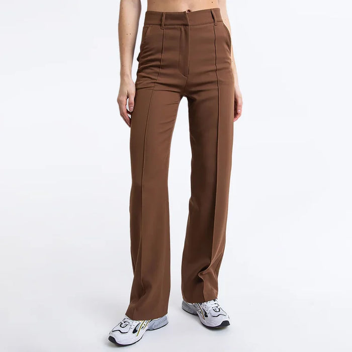 Liza™ Anzughose mit hoher Taille und Strohfalten