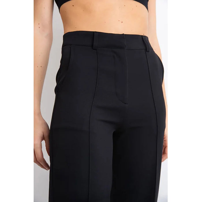 Liza™ Anzughose mit hoher Taille und Strohfalten
