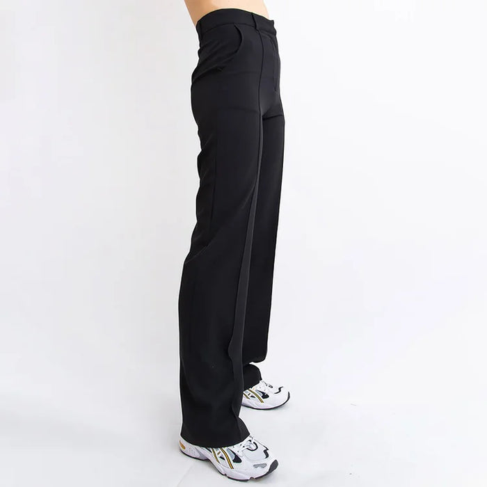 Liza™ Anzughose mit hoher Taille und Strohfalten