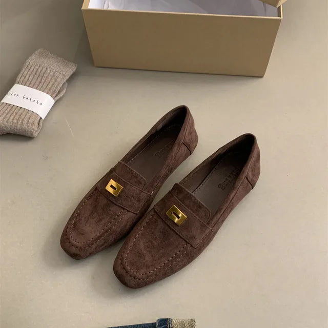 Aliams | Britische Schuhe Aus Leichtem Wildleder