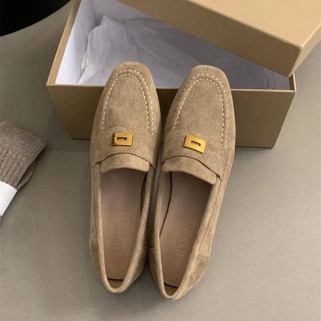 Aliams | Britische Schuhe Aus Leichtem Wildleder