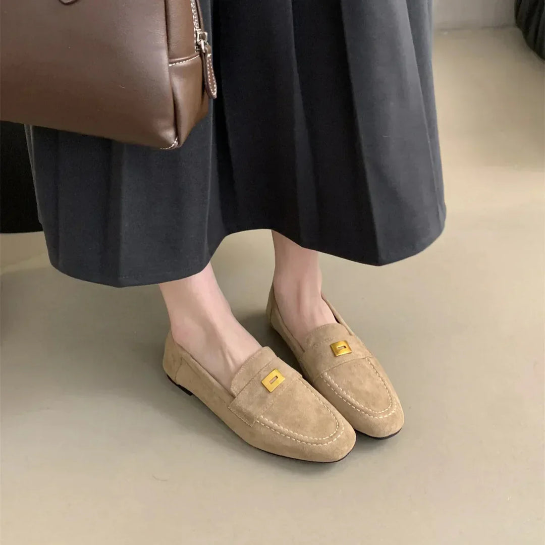 Aliams | Britische Schuhe Aus Leichtem Wildleder