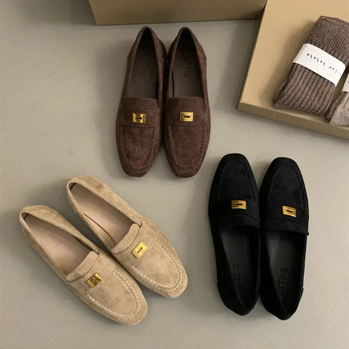 Aliams | Britische Schuhe Aus Leichtem Wildleder