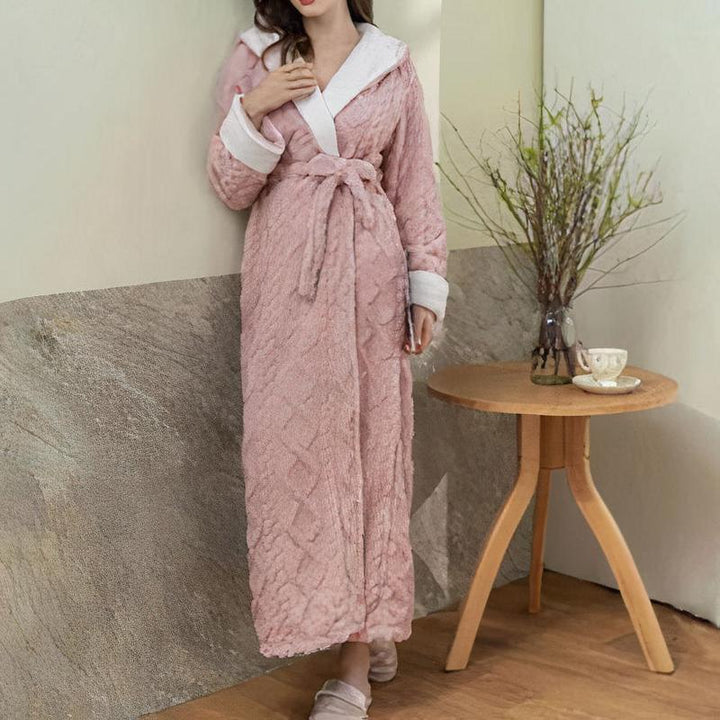 Damen Winter Bademantel Luxuriös & Warm