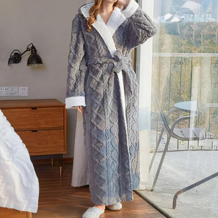 Damen Winter Bademantel Luxuriös & Warm