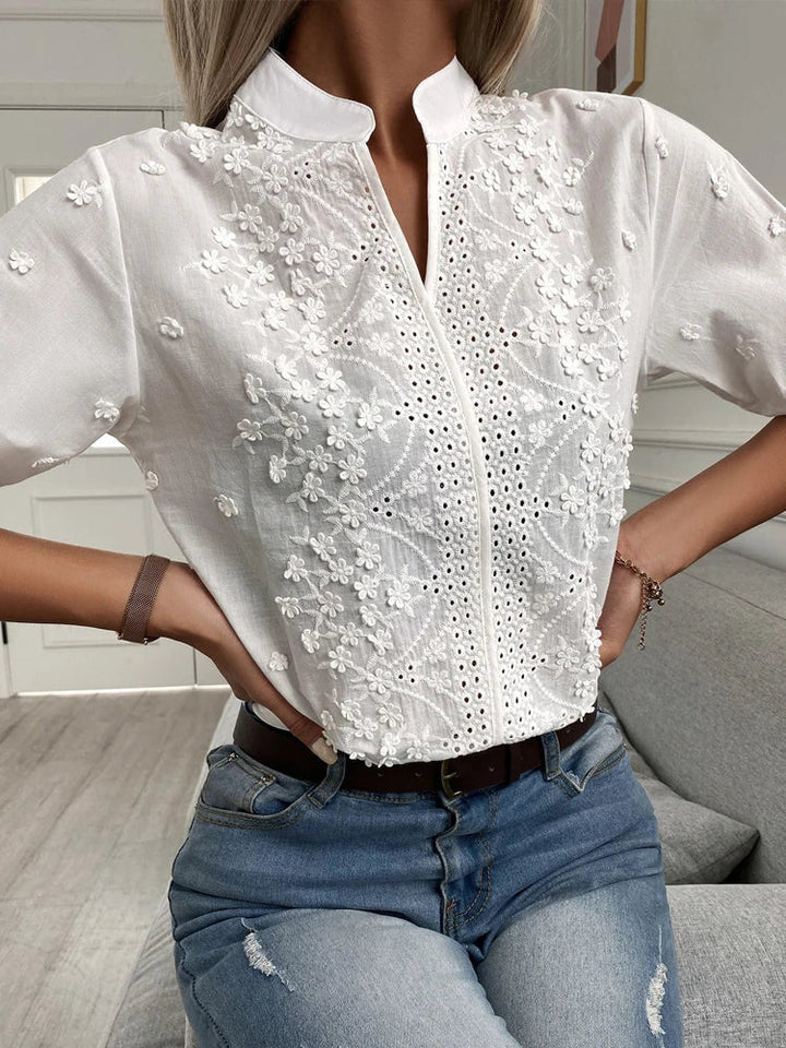 Aliams | Elegantes Top mit V-Ausschnitt
