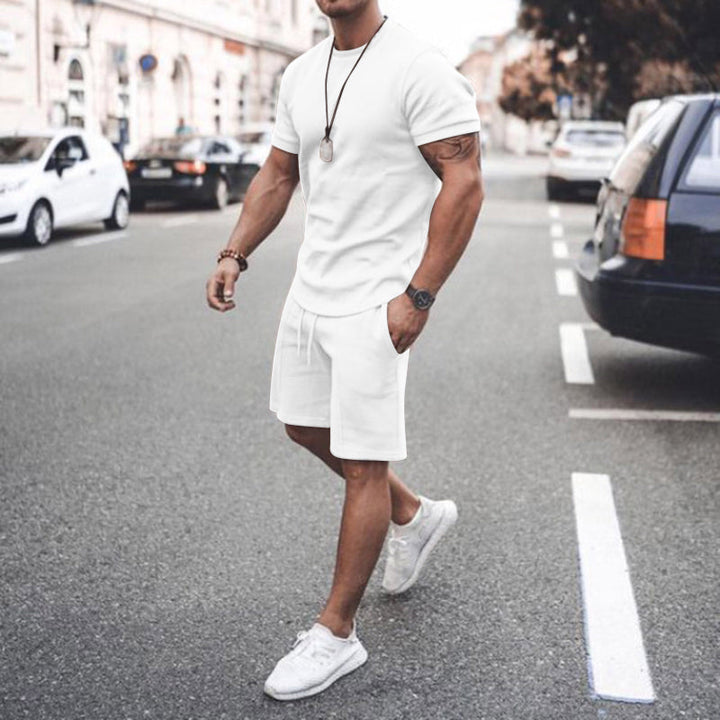Dylani Lässiges Hemd und Shorts-Set für Männer
