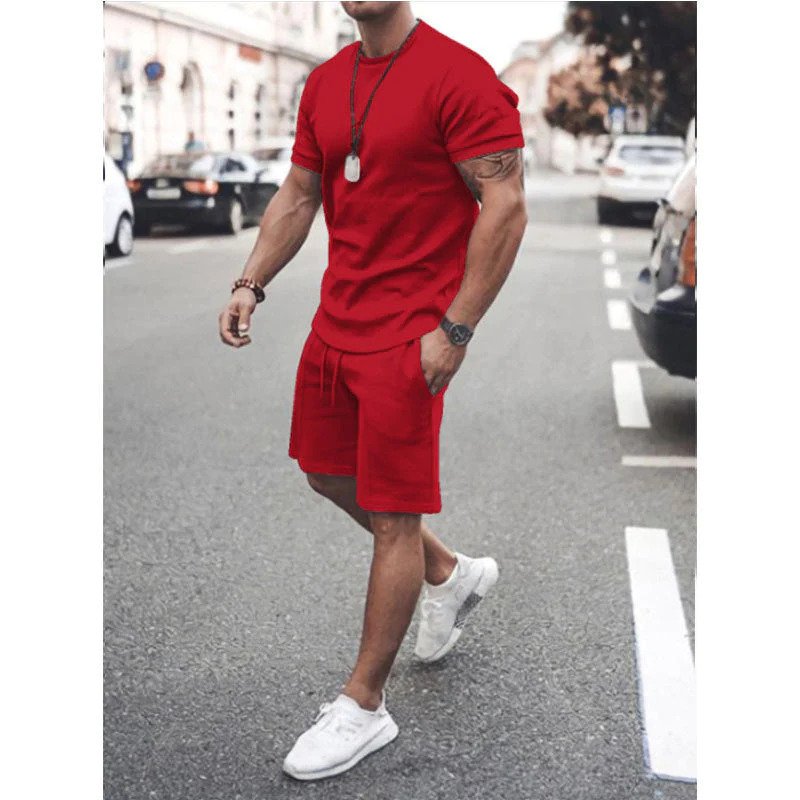 Dylani Lässiges Hemd und Shorts-Set für Männer
