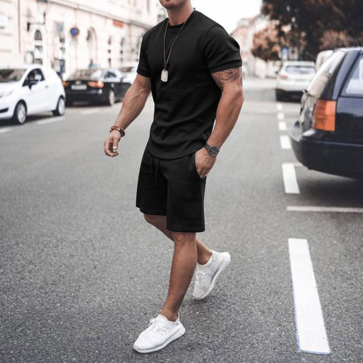 Dylani Lässiges Hemd und Shorts-Set für Männer