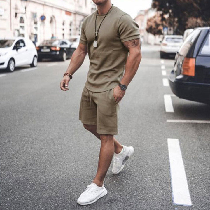 Dylani Lässiges Hemd und Shorts-Set für Männer