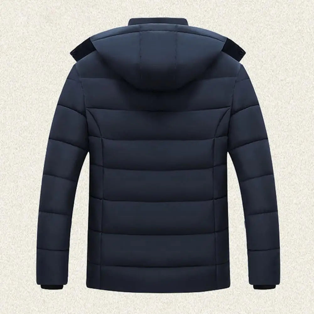 Herren Casual Winterjacke mit Kapuze Perfekt für kalte Tage