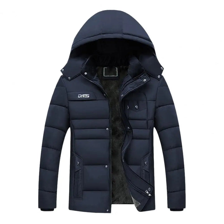 Herren Casual Winterjacke mit Kapuze Perfekt für kalte Tage