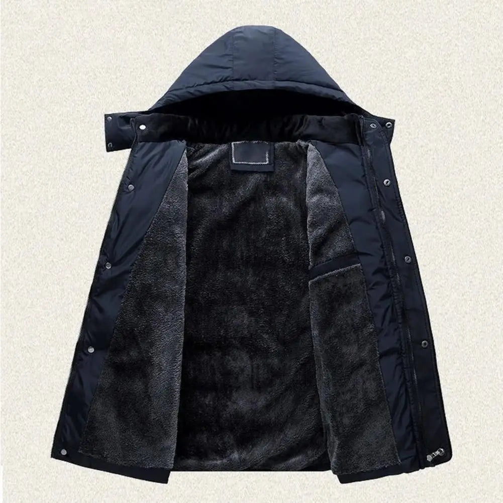 Herren Casual Winterjacke mit Kapuze Perfekt für kalte Tage
