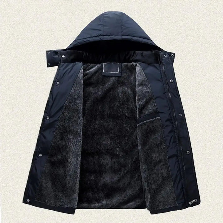 Herren Casual Winterjacke mit Kapuze Perfekt für kalte Tage