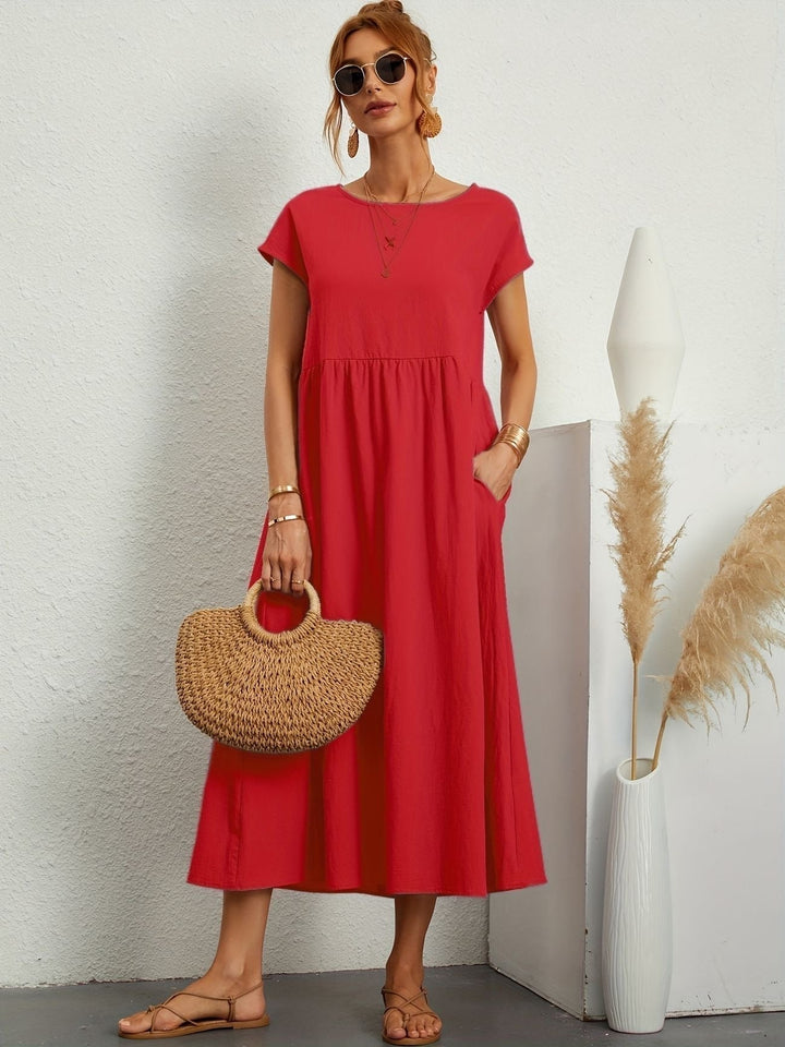 Kleid mit Rundhalsausschnitt
