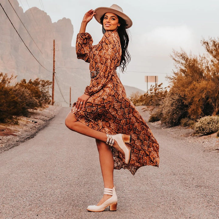 Aliams | Orthopädische Sandalen mit Absatz Stil