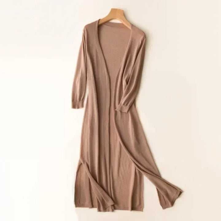 Leichter Langer Cardigan Für Damen