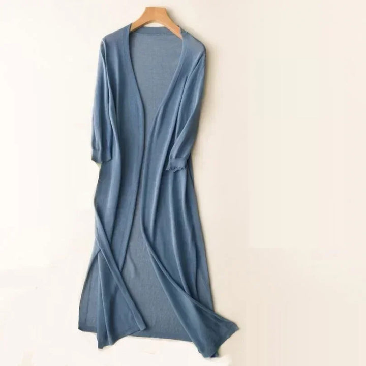 Leichter Langer Cardigan Für Damen