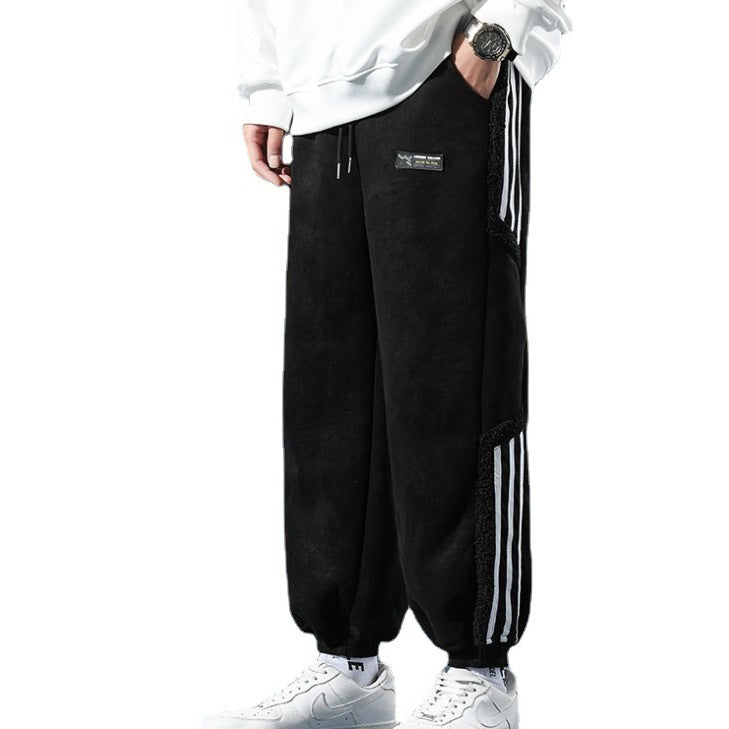 Stylische Jogger Mit Sherpa-Futter Für Herren