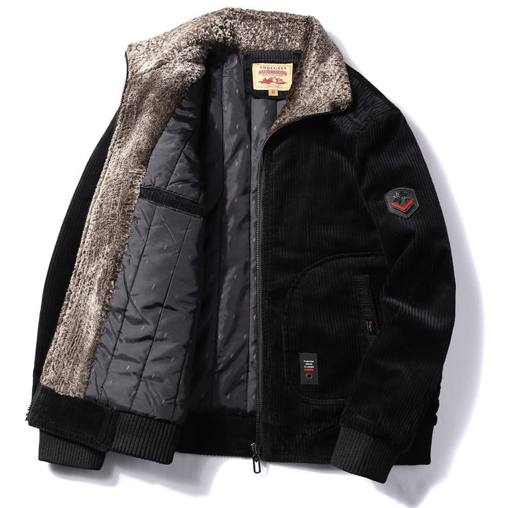 Herren Klassische Winter Jacke Warme