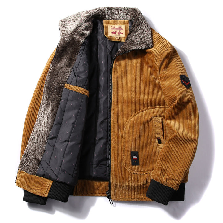 Herren Klassische Winter Jacke Warme