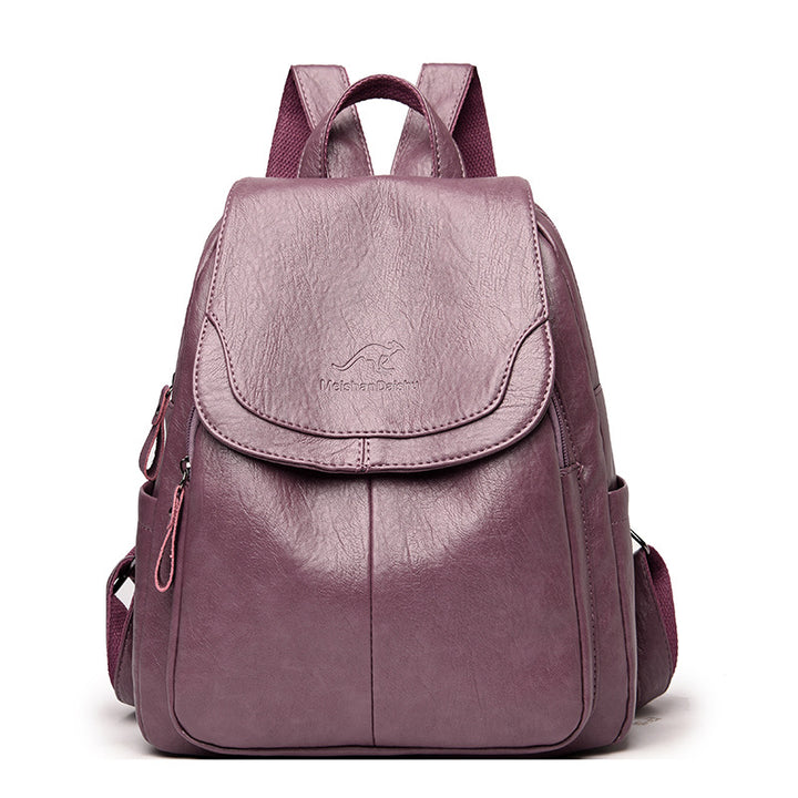 Xanau | Robuster Leder-Rucksack Für Damen