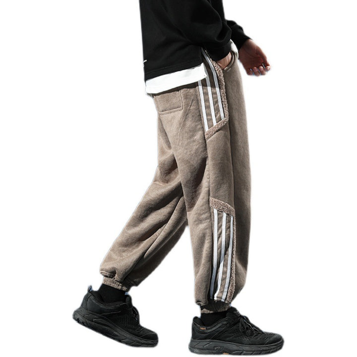 Stylische Jogger Mit Sherpa-Futter Für Herren