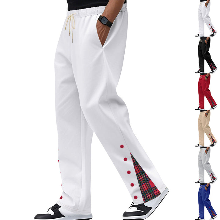 Herren Freizeit-Cargo-Shorts mit praktischem Kordelzug und modischem Karodesign Aliams